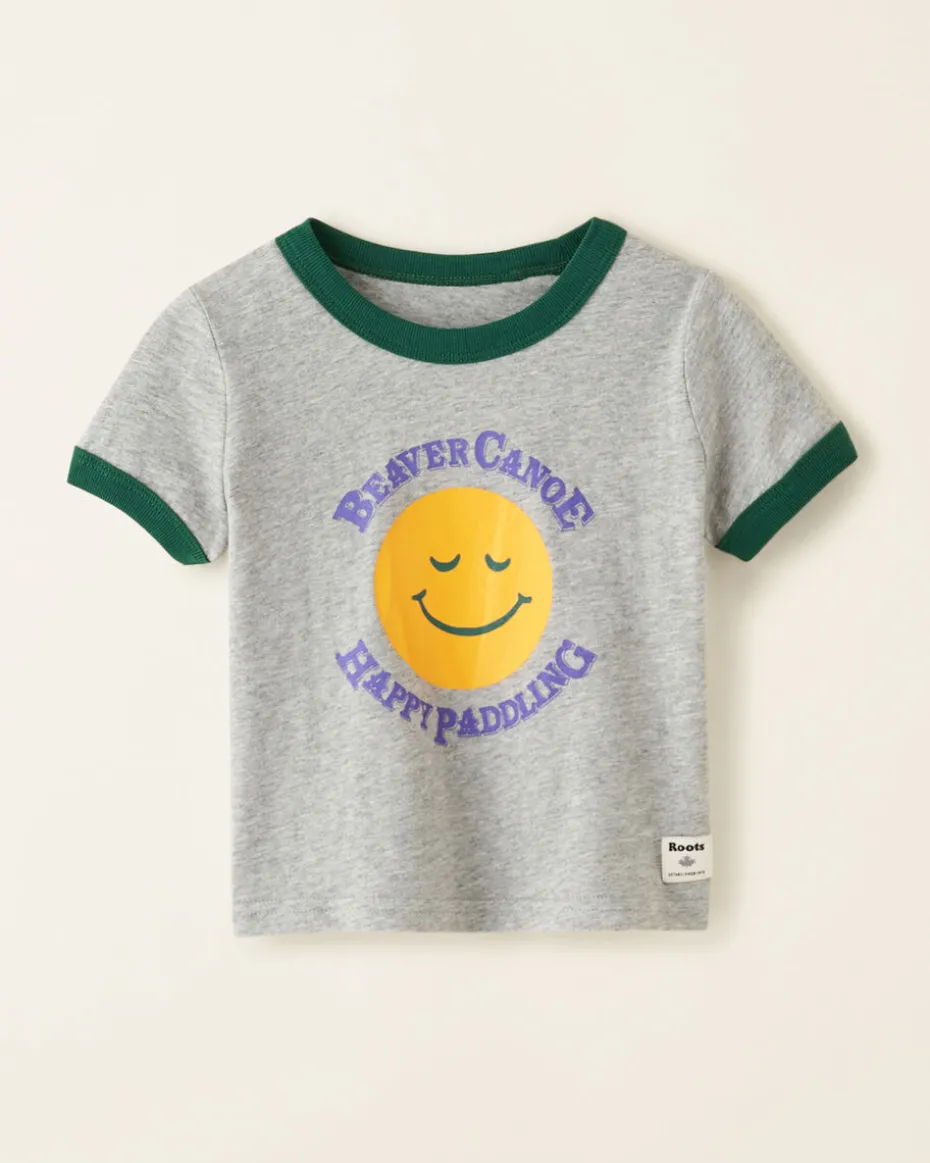 Baby Beaver Canoe Ringer T-Shirt