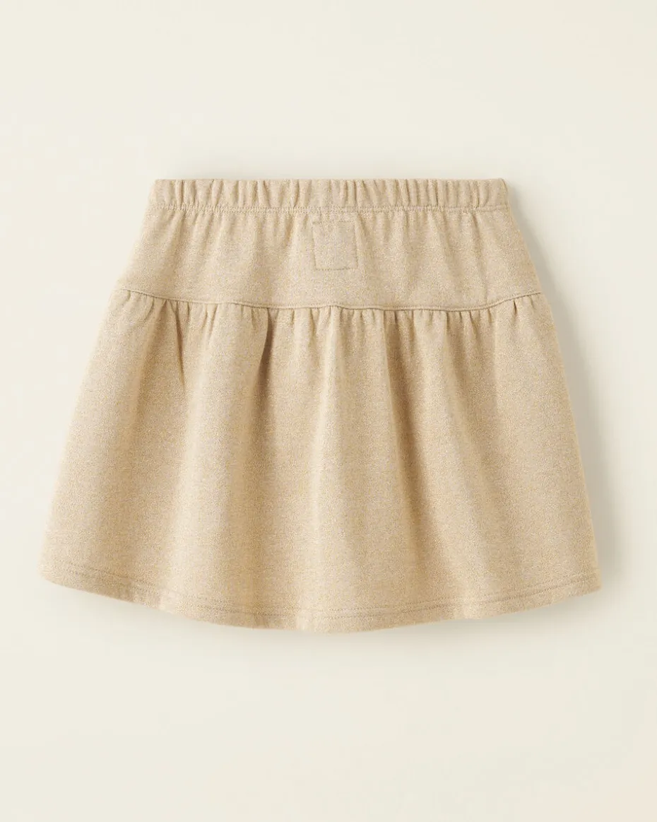 Girls Gold Sparkle Skirt