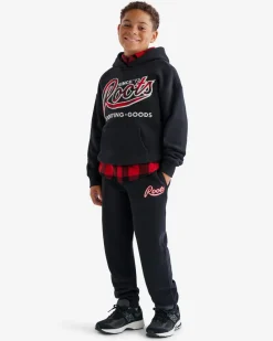 Kids Plaid Applique Hoodie