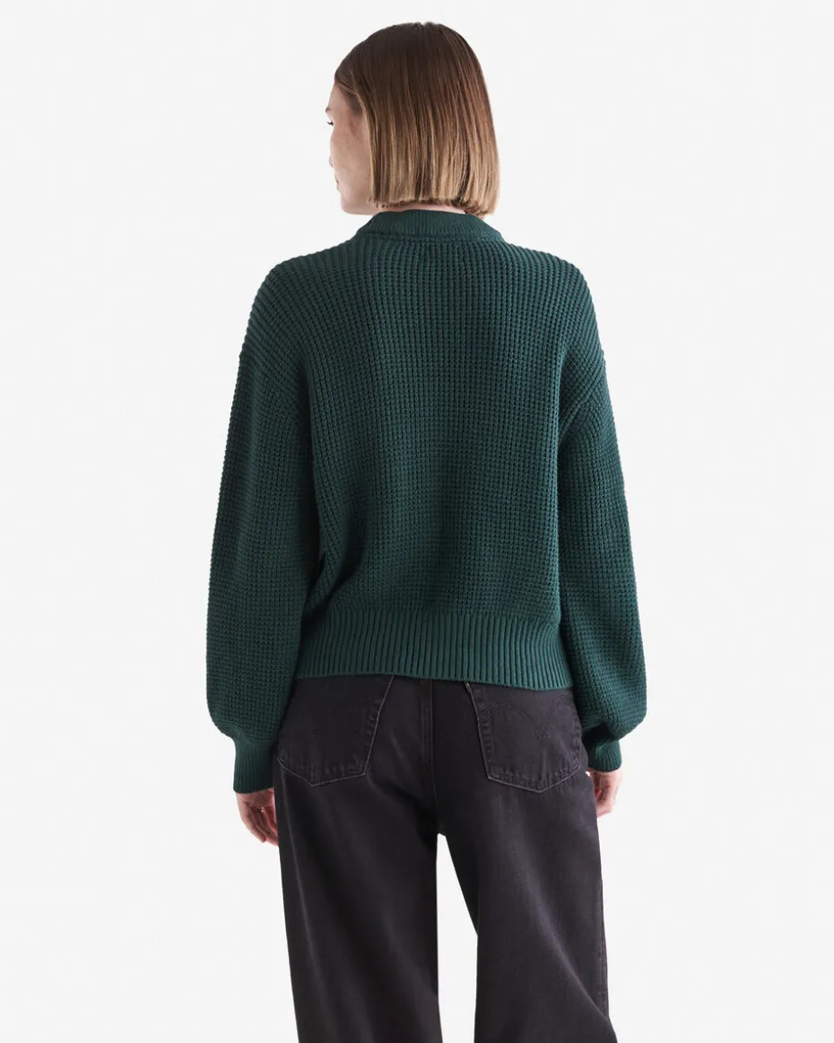 Oakwood Waffle Crew Sweater