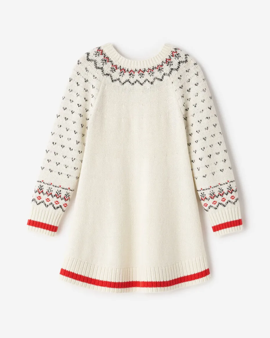 Toddler Girls Cabin Fair Isle Dress
