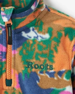 Toddler Microfleece Half Zip Stein