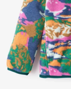 Toddler Microfleece Half Zip Stein