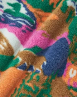 Toddler Microfleece Half Zip Stein