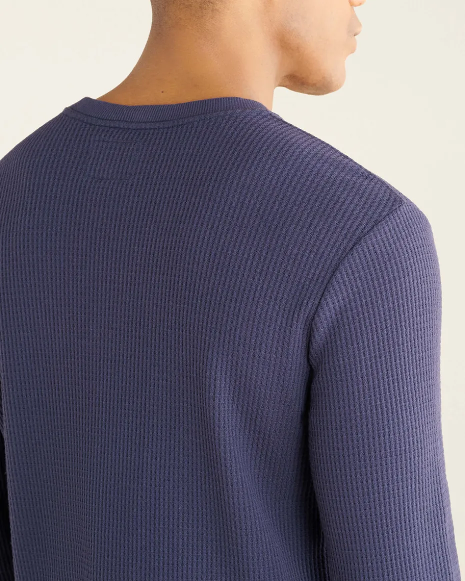 Waffle Long Sleeve Crew Top